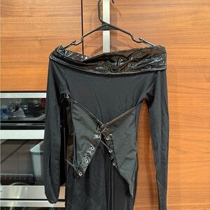 Elegant Black Off-Shoulder Dress